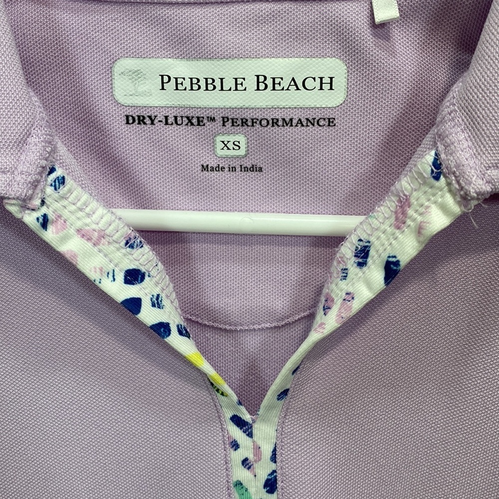 Pebble Beach dry Luxe Performance sleeveless polo tennis top - Picture 2 of 6